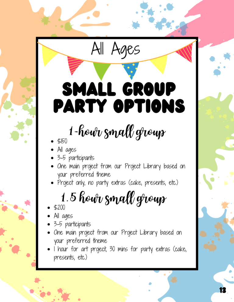 Small Group Parties